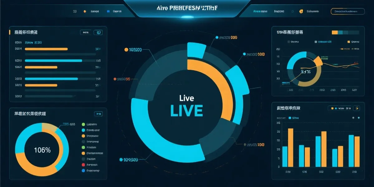 直播数据仪表板